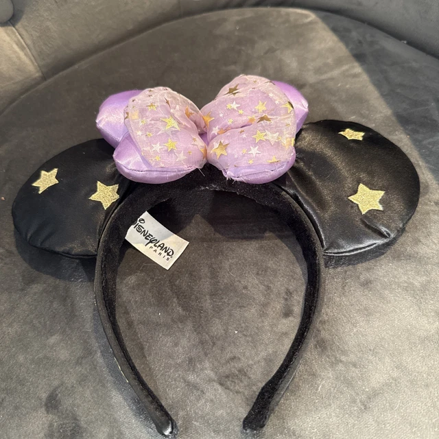 DISNEYLAND PARIS MINNIE Mouse Ears 25th Anniversary Purple  display picture 3