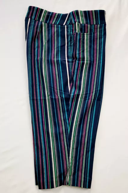Terra & Sky Womens Plus Size 2X 20W 22W Pull On Multicolor Crop Capri Pants
