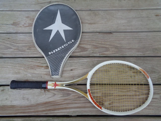 VINTAGE KNEISSL WHITE Star Pro Tennis Racquet $149.97
