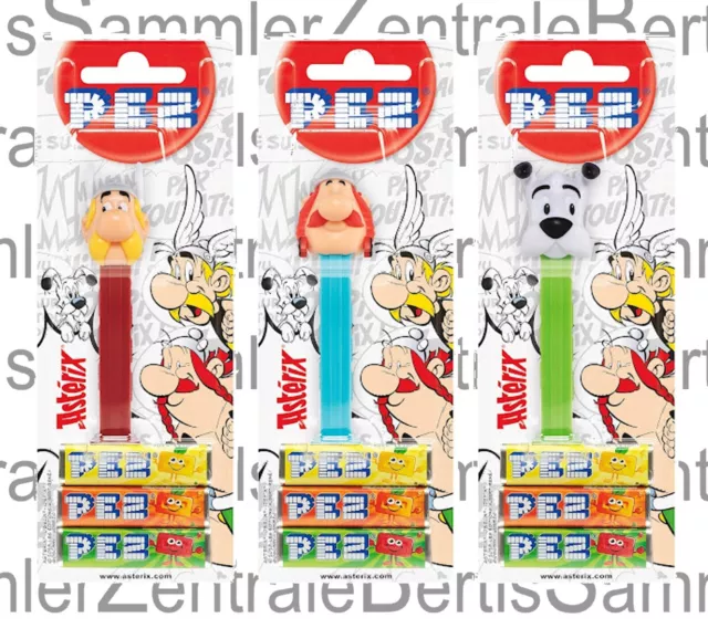 PEZ - ASTERIX 2023 - set of 3 - Mint on Card !