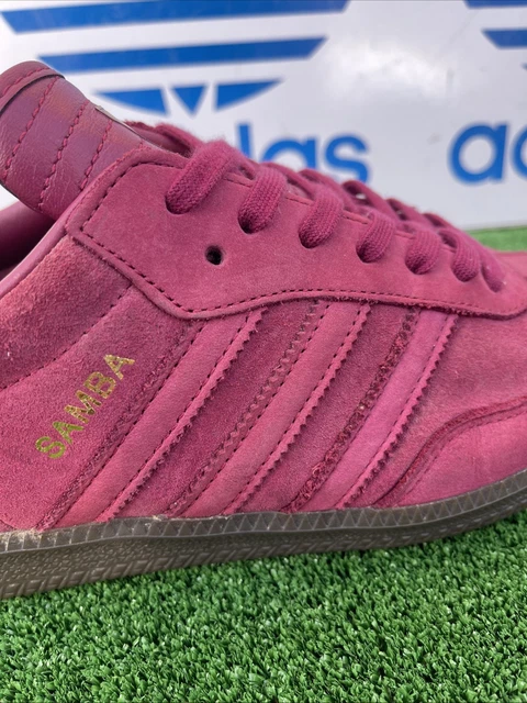 ADIDAS SAMBA FB Trainers in Mystery Ruby suede, adidas Originals, dark red  69.95 - PicClick UK