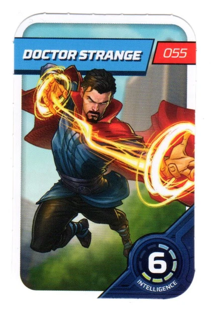 Carte MARVEL Leclerc 2023 Défie tes Héros #055 - 55 DOCTOR STRANGE