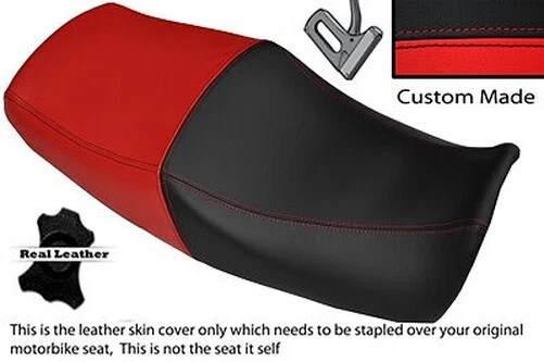 Black & Bright Red Custom Fits Yamaha Xjr 1200 95-99 1300 98-01 Dual Seat Cover
