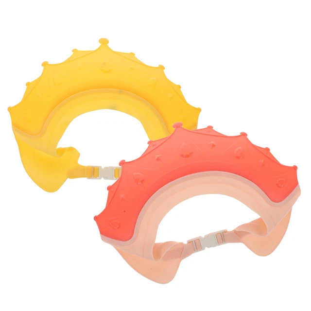 2 Pcs Shampoo Cap Polypropylene (pp) Toddler Kids Baby Safety Shower Hat