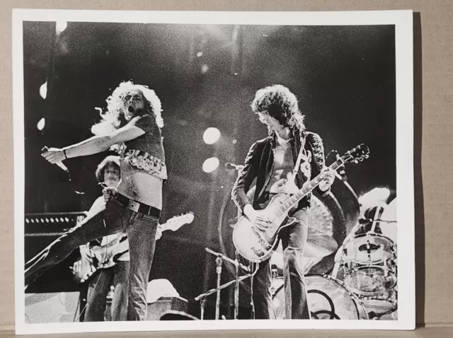 Led Zeppelin Photo, Orig. 1970s Photo Jimmy Page Robert Plant John Paul Jones