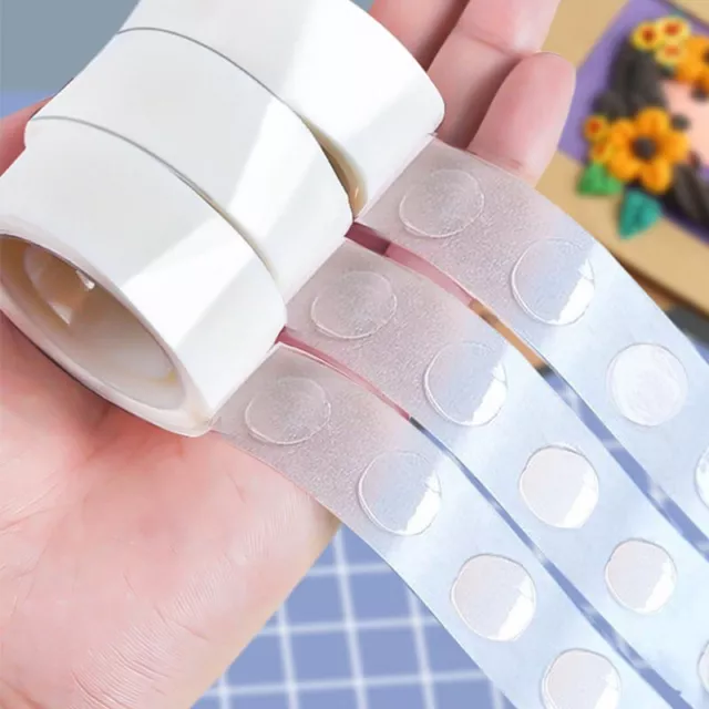 100 Adhesive Dots Tape DIY Balloon Sticker Double Sided Glue Sticky Decorations