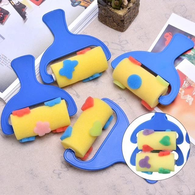 OFKPO Kit De Peinture Enfant 18 Pièces – Pinceaux, Éponges, Palette Et Tablier – Outils Créatifs Lavables Pour Apprentissage Précoce