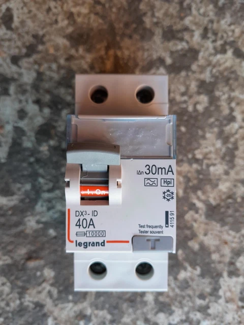 inter différentiel mono Legrand 40A/30mA HPI