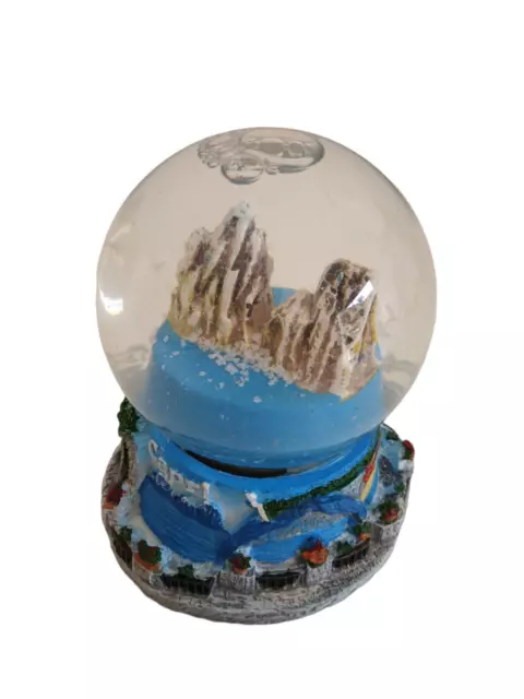 palla di vetro con neve Capri faraglioni