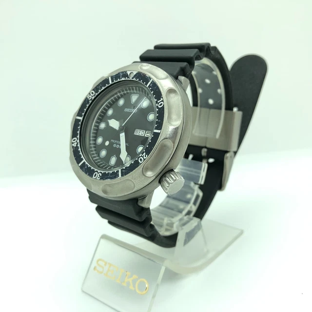[W948] SEIKO 7C466010 Professional Diver 600m Overhauled New battery