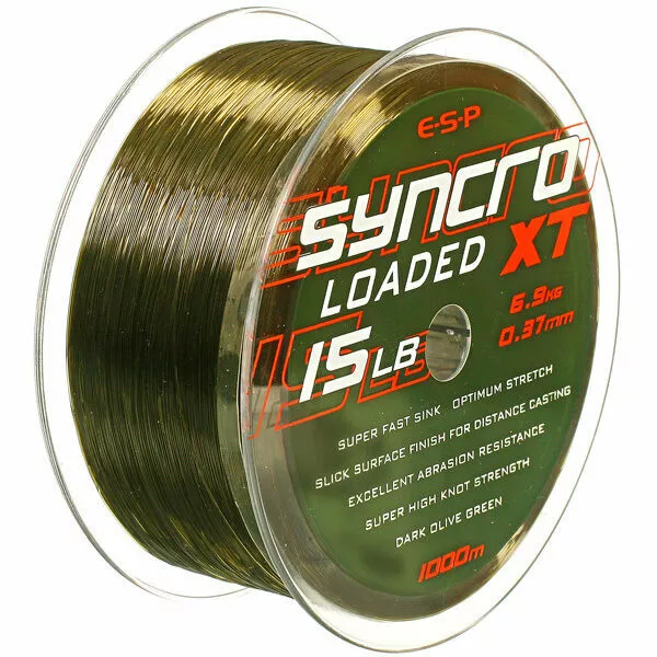 ESP Syncro XT Load Carp Fishing Line 1000m *ALL SIZES*  *PAY 1 POST*
