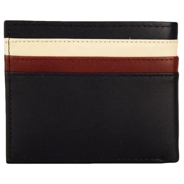 Men's Tommy Hilfiger Leather Double Billfold Credit Card Wallet