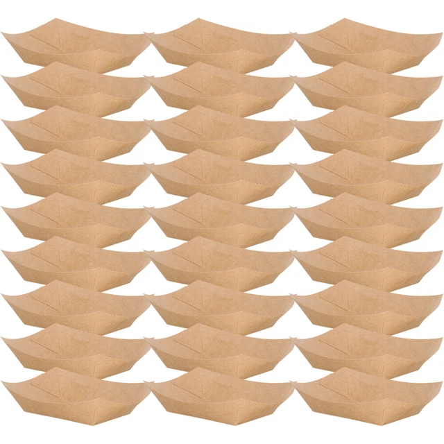 250pz frittura - snack box - barche - stampo - carta - cibo - barche da imballaggio francese