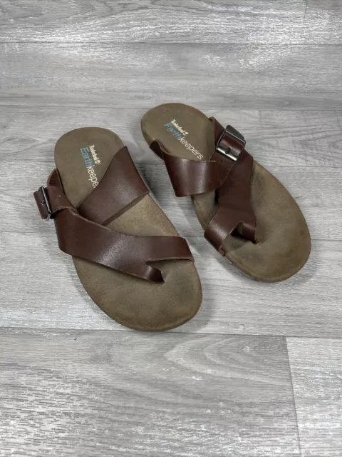 Mens leather deals flip flops uk
