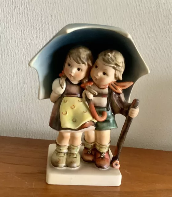 Vintage Goebel Hummel W Germany Porcelain Figurine Stormy Weather Sculpture #71