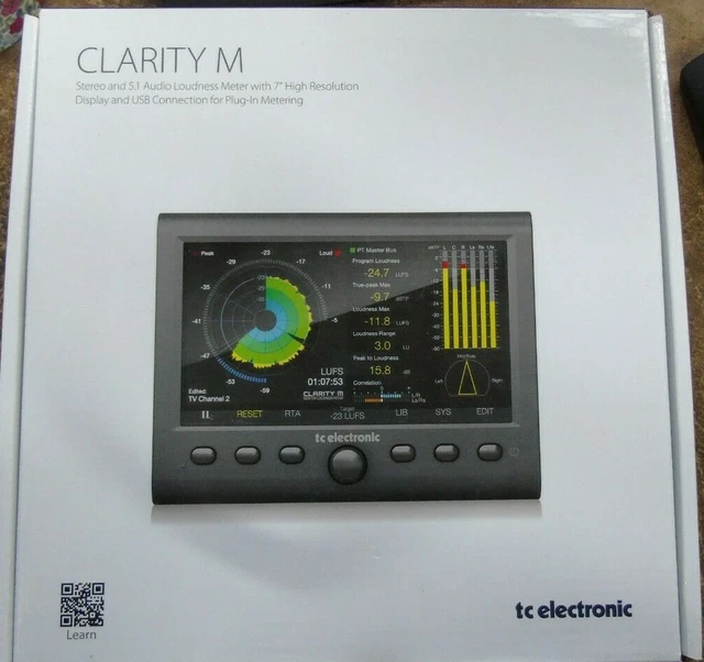 TC ELECTRONIC CLARITY M 丸かっ STEREO ラウドネスメーター