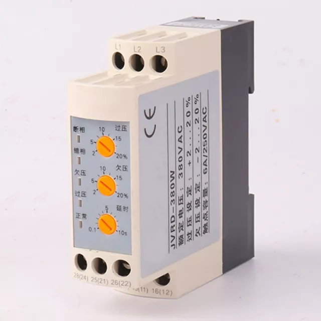 Trustworthy JVRD380W Voltage Phase Protector with Adjustable Parameters