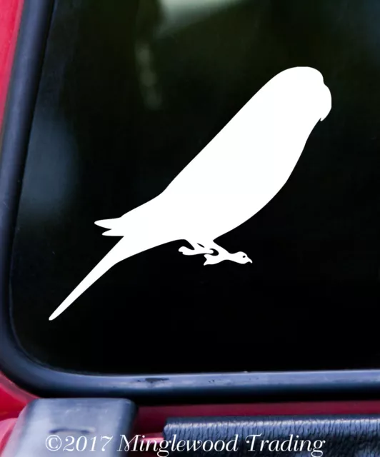 BUDGIE Vinyl Sticker - Budgerigar Bird Parakeet Parrot - Die Cut Decal
