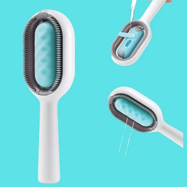 Pet Hair Remover Dog Cat Comb Grooming Massage Deshedding Self Cleaning Brush