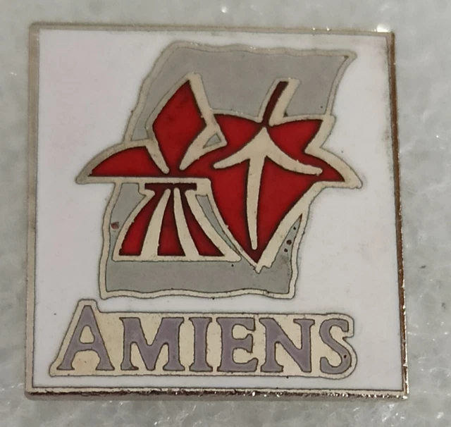 Insigne Blason Amiens – Émail – Fabrication Française – Vintage Tourisme