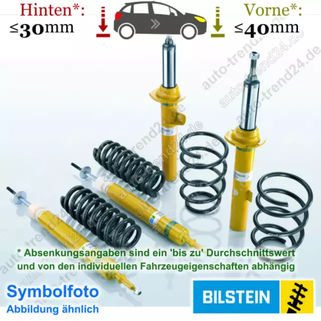 B12 Pro-Kit Fahrwerk 30-40mm, 30mm Tieferlegung u.a.: BMW 3er E30 Bj. 1982-1991