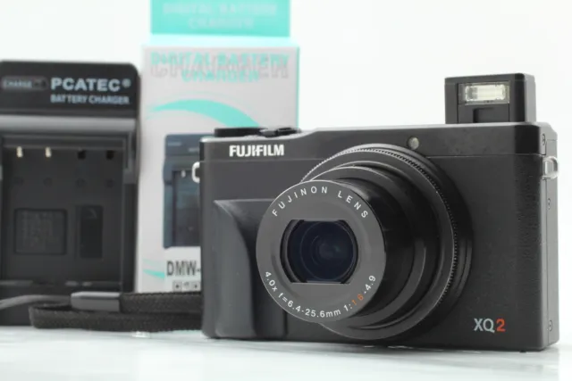 [Near MINT] FUJIFILM XQ2 12.0MP WI-FI Digital Camera Black FX-XQ2B From JAPAN