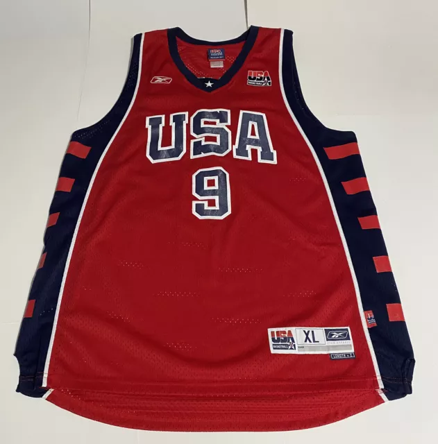Mavin  Lebron James 2004 Reebok Team USA Olympic #9 Authentic Jersey Size  XL NWT