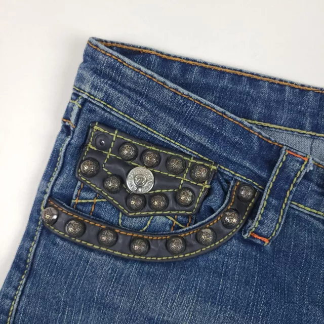 TRUE RELIGION JEANS Women's 27x31 Joey Super T Bootcut Low Rise Made in ...