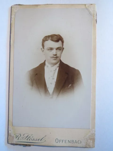Offenbach - Mann im Anzug - Portrait / CDV