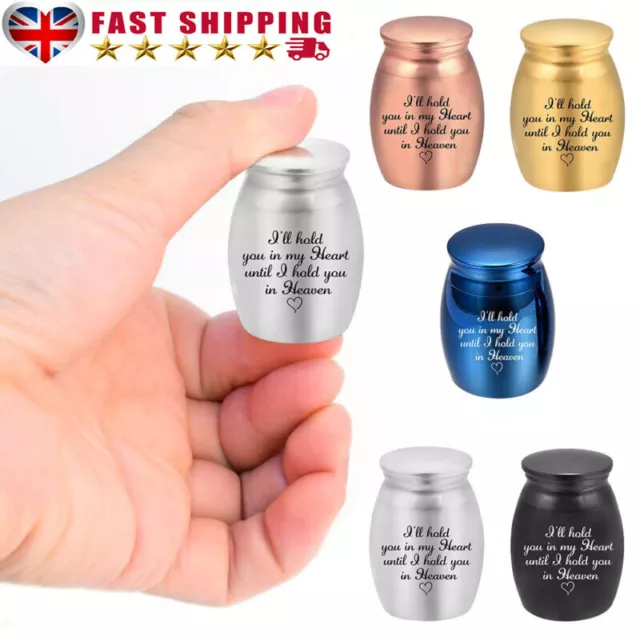 Mini Urn For Ashes Cremation Memorial Keepsake Container Jar Steel