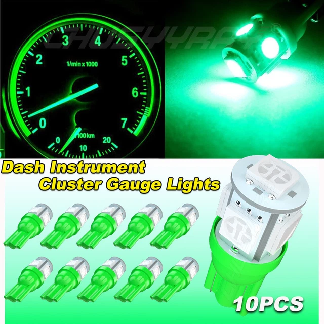 DASH INSTRUMENT CLUSTER Gauge GREEN SMD LED LIGHT KIT Fit 9401 Acura