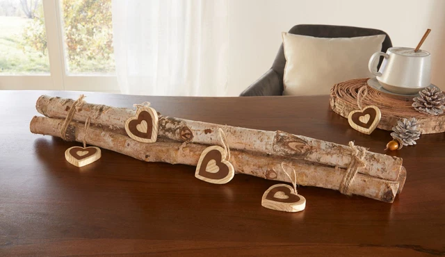 Salvare Set 2x Holzbündel " Betulla ", Grande Legno Naturmaterialien Timeless