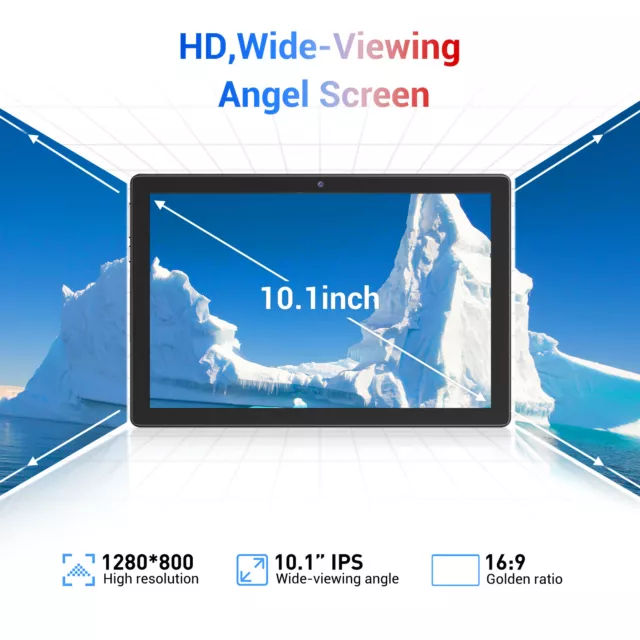 10Inch Android11. Tablet PC 4GB RAM 64GB ROM Dual Camera 8MP AC WiFi 6000mAh NEW 3