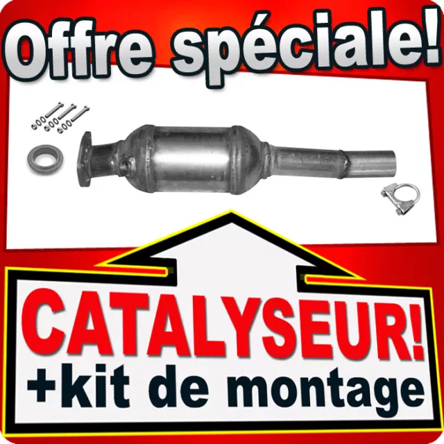 Catalyseur pour VW GOLF II III / VENTO / JETTA 1.3 1.4 1.6 8V Avec approbation