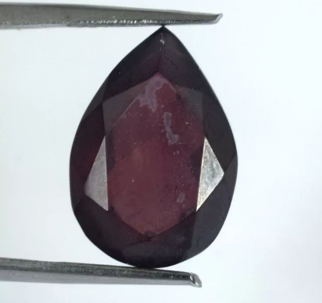 Tanzania Pink Rhodolite Garnet Gemstone 9.70 Ct Pear Natural Certified B47625