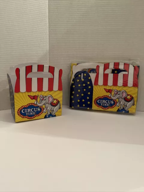 Circus Time Party Favor Boxes Set Of 12