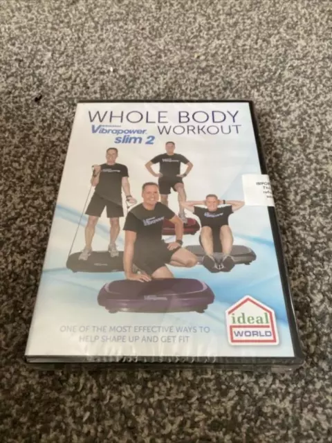 Vibrapower Disc Whole Body Workout Rick Hay DVD Exercise & Fitness New