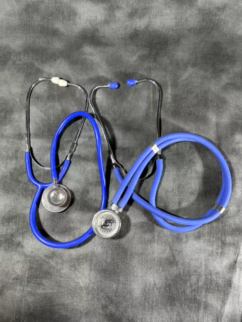 2 Stehhoscope Blue Used Early 2000'S Prestige Medical Props Play Arts Theater