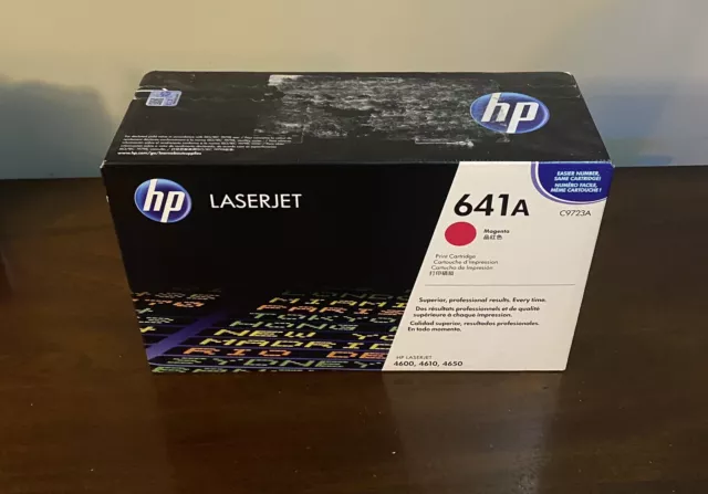 New Genuine - HP LaserJet 641A Magenta Toner Cartridge C9723A