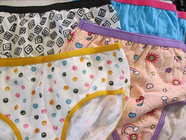 VINTAGE GIRLS BIKINI Briefs Panties Underwear Size 12 Combed Cotton 3 pairs  NEW $39.99 - PicClick