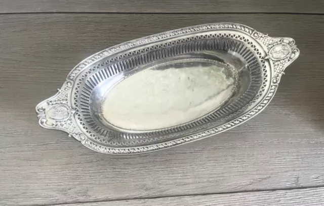 RARE ART DECO 1922 Biltmore Hotel silver plated bread basket