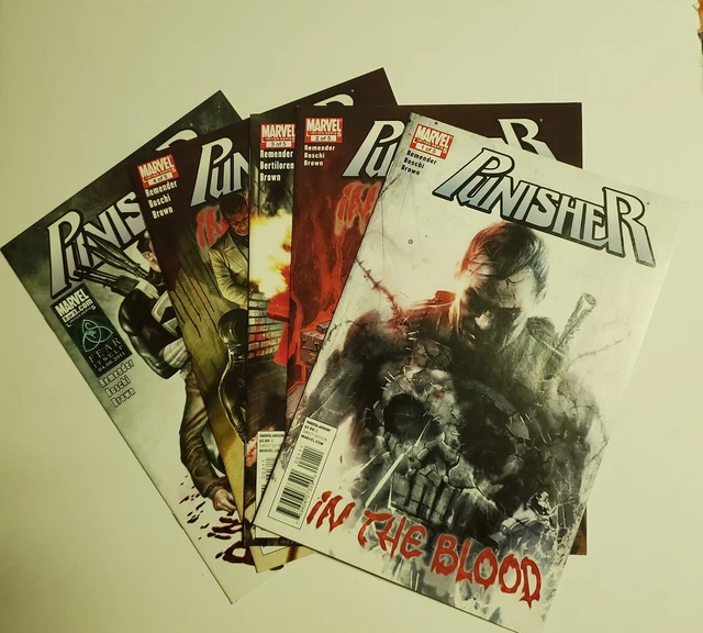 Punisher: In The Blood #1-5 Complete Set Mcu