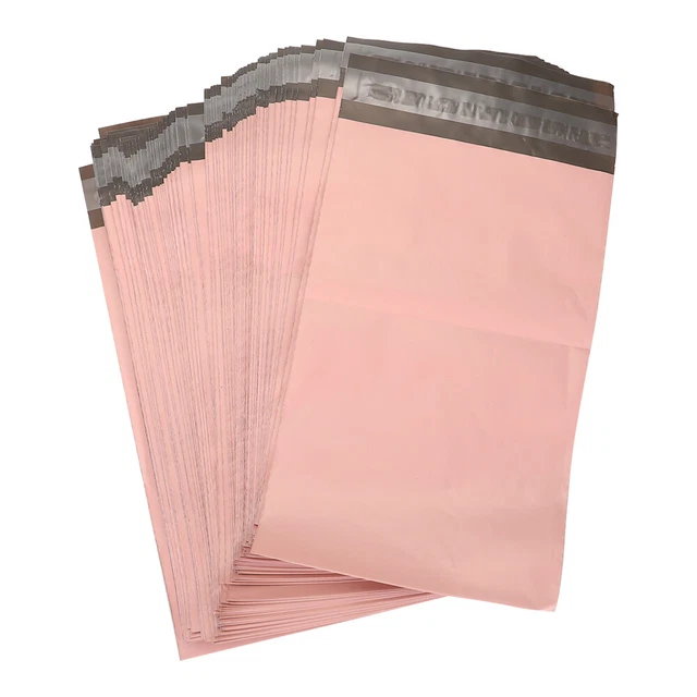 100 pz borse Express autosigillanti borse per spedizione borse (rosa)