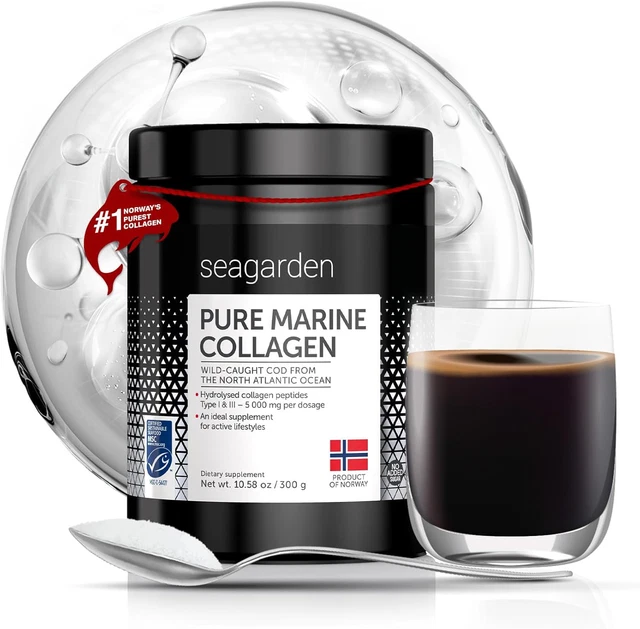 PREMIUM MARINE COLLAGEN Powder 5000mg Type I and III Hydrolyzed