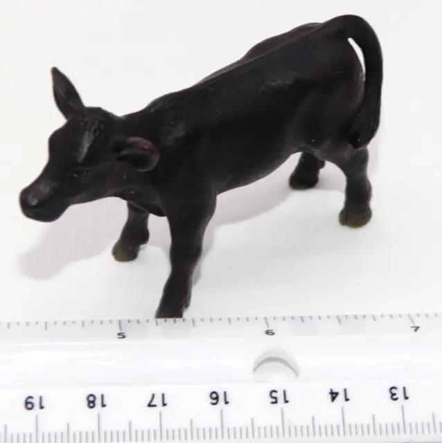 Schleich Black Angus Cow Calf Figure Toy Farm Figurine