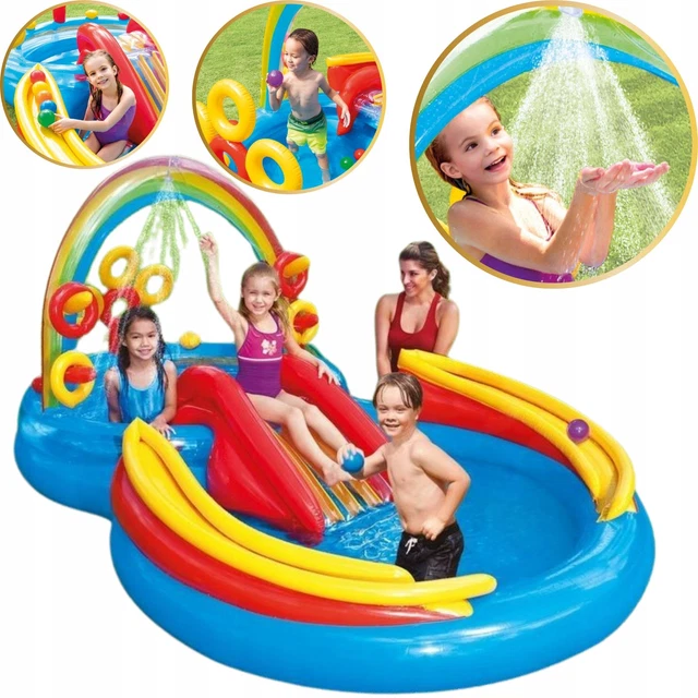 AM213 INTEX 57453 Parque Acuático Para Niños Con Tobogán Y Fuente