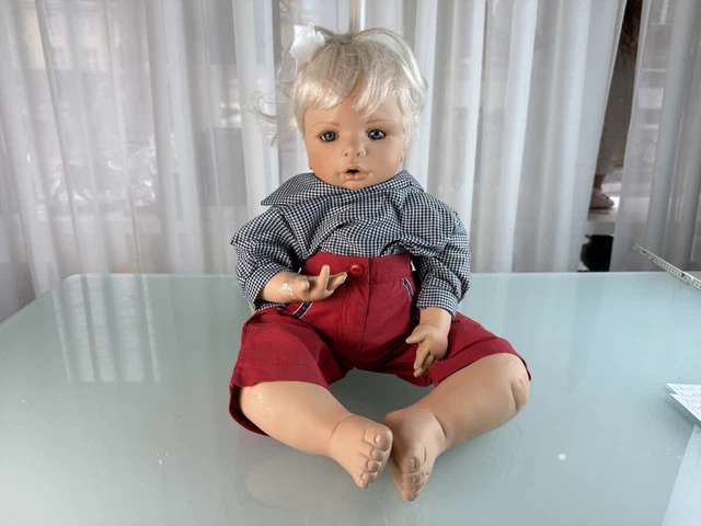 Poupée d'artiste en porcelaine Inge Tenbusch 57 cm. Excellent état