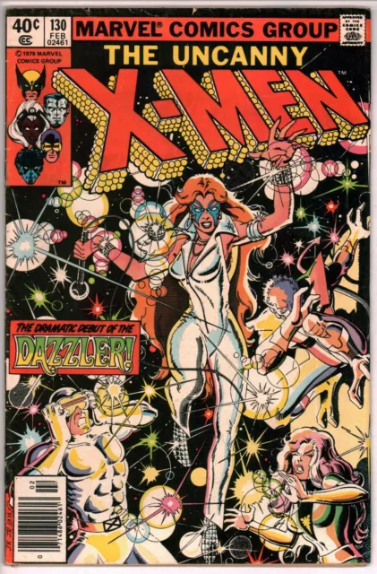 X-Men (1963) #130 1st App Dazzler Byrne Austin Claremont Hellfire Club VG/FN