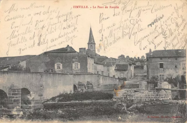 Cpa 54 Einville Le Pont De Raville