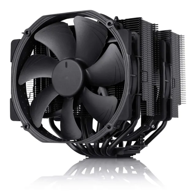 Noctua NH-D15 chromax.black, Dual-Tower CPU cooler (140mm, Black) Two Fans Lot 9